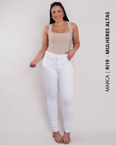 Calça Skinny Cintura Alta Levanta Bumbum Mulheres Altas Ri19 ° 77893 na internet