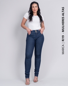 Calça Skinny Cintura Alta Levanta Bumbum Mulheres Altas Ri19 ° 77895