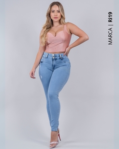 Calça Skinny Cintura Média Levanta Bumbum Premium Ri19 ° 77917 - LUNAY'S