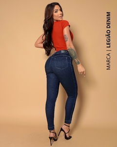 Calça Skinny Cintura Alta Levanta Bumbum Legião Denim ᵇʸ Ri19 ° 77958 - loja online