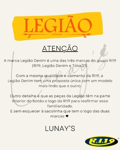 Calça Skinny Cintura Alta Levanta Bumbum Legião Denim ᵇʸ Ri19 ° 78002 - LUNAY'S