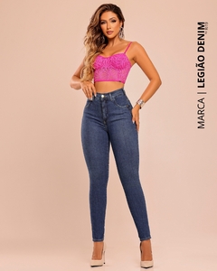 Calça Skinny Cintura Alta Levanta Bumbum Legião Denim ᵇʸ Ri19 ° 78045 - comprar online