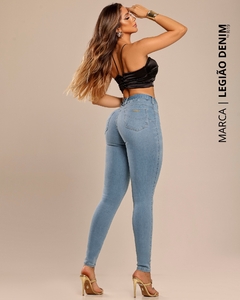 Calça Skinny Cintura Alta Levanta Bumbum Legião Denim ᵇʸ Ri19 ° 78059