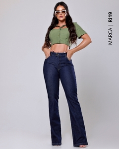 Calça Flare Cintura Alta Levanta Bumbum Ri19 ° 78104 - comprar online