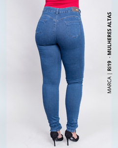 Calça Skinny Cintura Alta Levanta Bumbum Mulheres Altas Ri19 ° 78203 - loja online