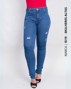 Calça Skinny Cintura Alta Levanta Bumbum Mulheres Altas Ri19 ° 78203 - LUNAY'S