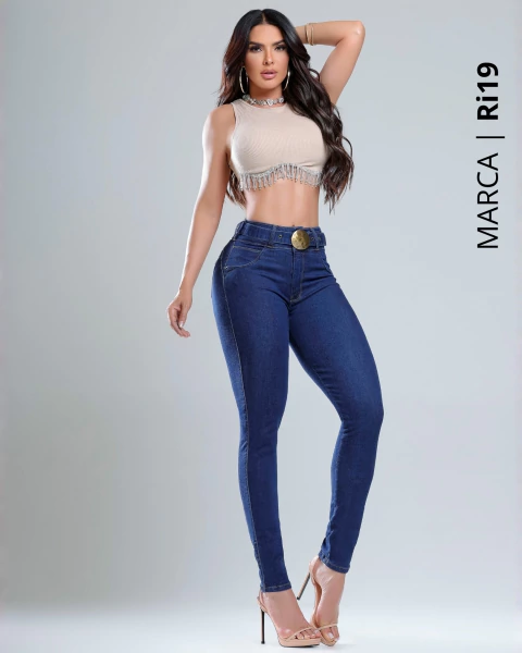 Calça Skinny Cintura Alta Levanta Bumbum Ri19 ° 78449 - comprar online