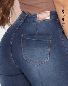 Calça Flare Cintura Alta Sol Jeans - 95111 ᴾᴿᴼᴹᴼᶜ̧ᴬ̃ᴼ - comprar online