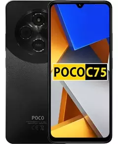 Celular Xiaomi Poco C75 128gb Rom 6gb Ram Black - comprar online