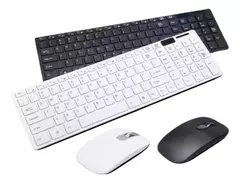 Kit teclado mouse inalámbrico Slim -NEGRO - tienda online