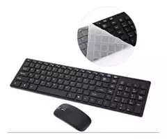 Kit teclado mouse inalámbrico Slim -NEGRO