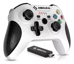 Joystick Blanco Compatible Con Xbox One Control PC P3 Inalámbrico - M-store