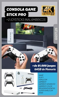 Imagen de Consola Game Stick Pro con 21.000 juegos retro
