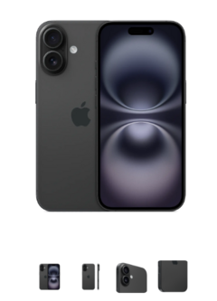 Apple iPhone 16 De 128 Gb negro - M-store
