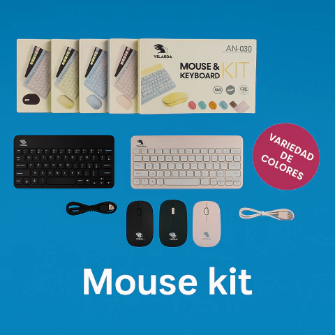 kIt Teclado y mouse inalambricos para Pc y Notebook - comprar online
