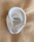 Earcuff vírgula luxo prateado - comprar online