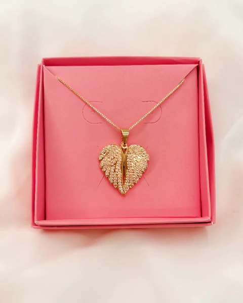 Colar Laço Eterno Ouro 18k com Pingente Personalizado