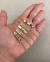 Pulseira plaquinha unissex (dourado) 5 dias úteis para envio ou entrega na internet