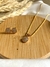Conjunto redondo chuveirinho dourado