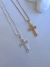 Colar Cruz Zircônias - comprar online