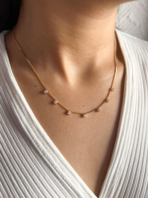 Colar Choker Pontos de Luz - comprar online