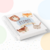 Kit escolar com Agenda escolar permanente 2DPP + Caderno pequeno + Etiquetas personalizadas no tema Animais cute
