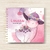 Livro do bebê personalizado Dinossauro lilás