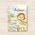 Livro do bebê personalizado Savana