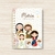 Caderneta de saúde personalizada Santinhos cute
