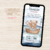 Convite digital no tema Ursinho marinheiro   O nosso convite digital personalizado é a versão perfeita para convidar via whatsapp/email/redes sociais.
