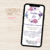 Convite digital para Casamento floral rosa  O nosso convite digital personalizado é a versão perfeita para convidar via whatsapp/email/redes sociais.