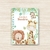 Porta documentos personalizado Safari aquarela baby