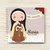 Livro do bebê personalizado Santa Terezinha Nosso livro do bebê personalizado no tema Santa Terezinha é perfeito para registrar as memórias do seu amor, com espaço para fotos, anotações e muito mais!