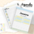 Agenda escolar permanente Menino fofo