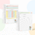 Kit escolar com Agenda escolar permanente 2DPP + Caderno pequeno + Etiquetas personalizadas no tema Rei