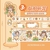 Washi tape PET com 3 e porta washi tape