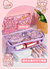Estojo necessaire grande Aki ROSA - Papelaria Htinha