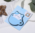 Post it gatinho na xícara notas adesivas