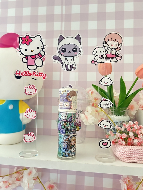Porta washi tapes de acrílico