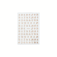 Stickers letras góticas en internet