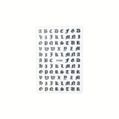 Stickers letras góticas - comprar en línea