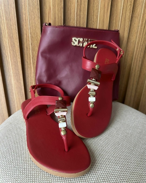 Kit Rasteira e Bolsa Schutz - Elegância para Todas as Ocasiões