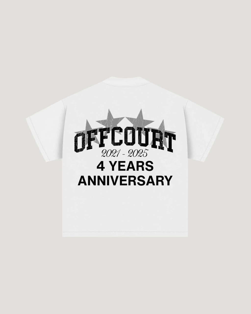 4 YEARS ANNIVERSARY TEE - WHITE