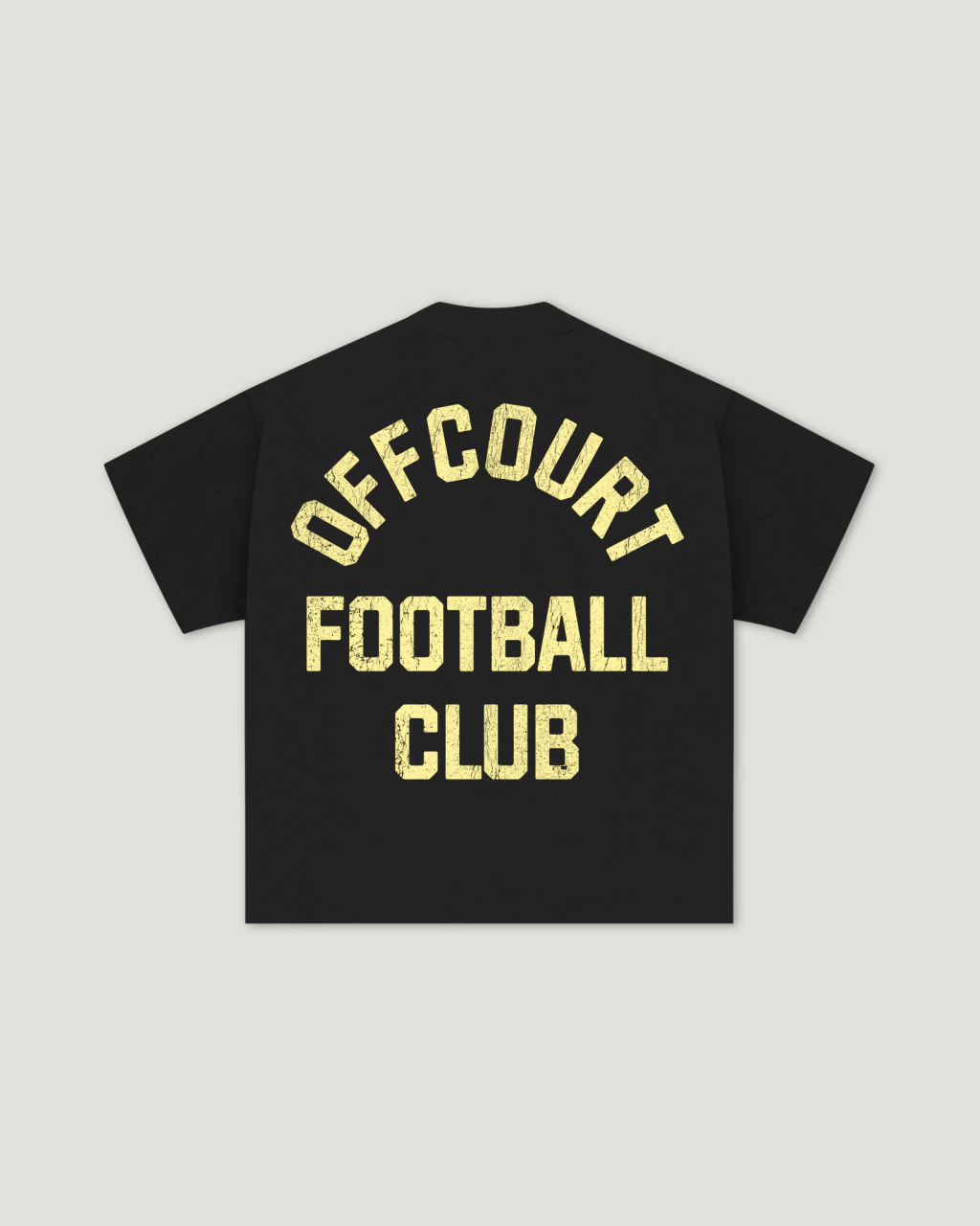FOOTBALL CLUB TEE - PASTEL YELLOW
