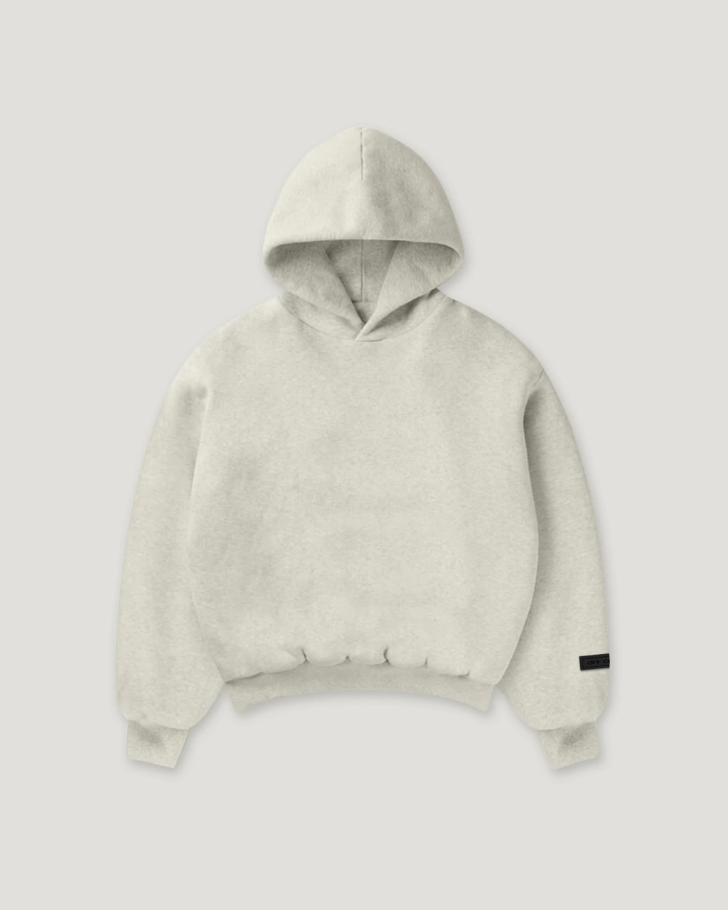 BLANK HOODIE - OATMEAL, S (SALE)