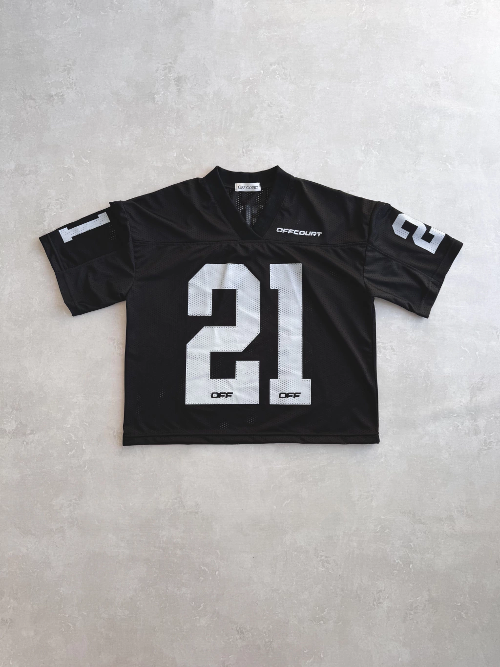FOOTBALL MESH JERSEY - BLACK (SALE)