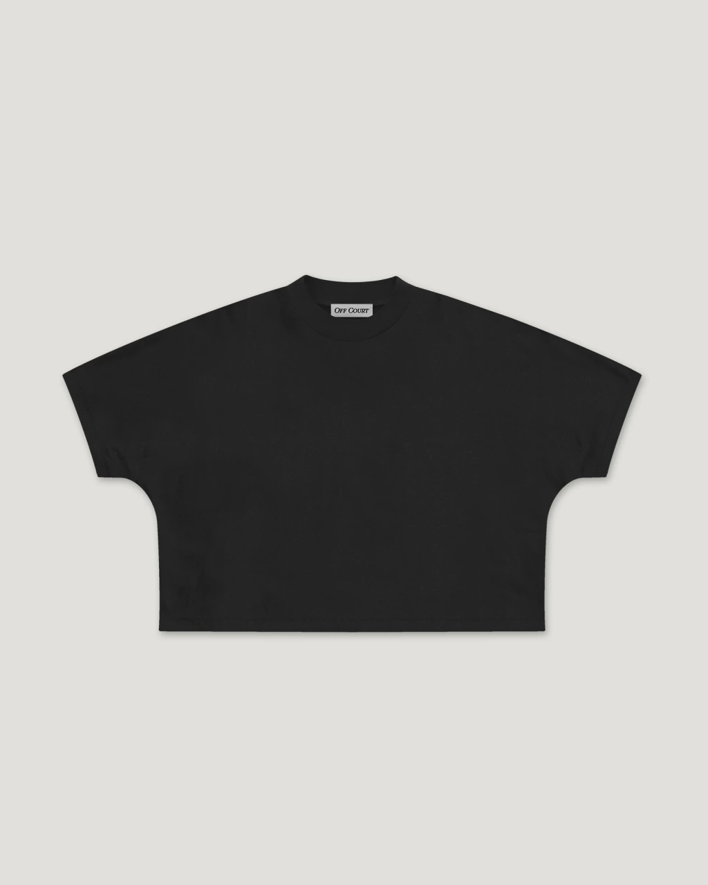 V2 BOXY TEE - JET BLACK