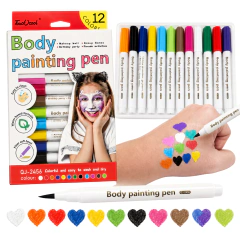 Set 12 Marcadores Body Painting Sin Pincel Maquillaje Facial en internet