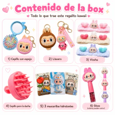 Box Labubu Skincare Kawaii Set Regalo Autocuidado Cute en internet