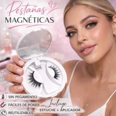 Pestañas Magnéticas Cy07z + Pinza Aplicadora Kit - Chicas Bond
